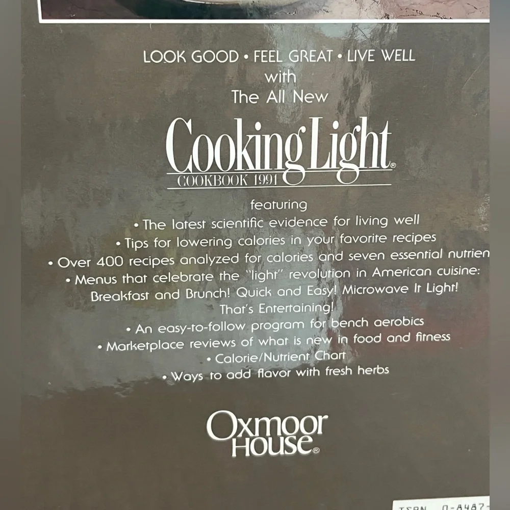 Cooking Light Cookbook 1991, vintage